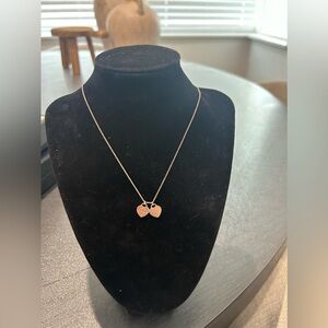 Return to Tiffany necklace double heart